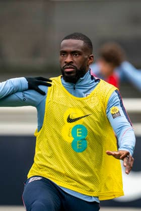 England Training & Media Fikayo Tomori during the England training session at St. George s Park, Burton upon Trent, England on 24 March 2026 Credit: Alex Young Every Second Media Editorial use only. All images are copyright Every Second Media Limited. No images may be reproduced without prior permission. Copyright: xIMAGO EveryxSecondxMediax ESM-1876-0026 AlexxYoungx xEveryxSecondxMediax