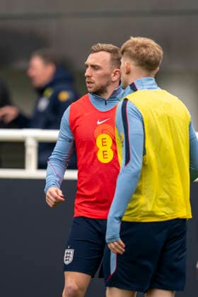 England Training & Media Jarrod Bowen during the England training session at St. George s Park, Burton upon Trent, England on 24 March 2026 Credit: Alex Young Every Second Media Editorial use only. All images are copyright Every Second Media Limited. No images may be reproduced without prior permission. Copyright: xIMAGO EveryxSecondxMediax ESM-1876-0030 AlexxYoungx xEveryxSecondxMediax