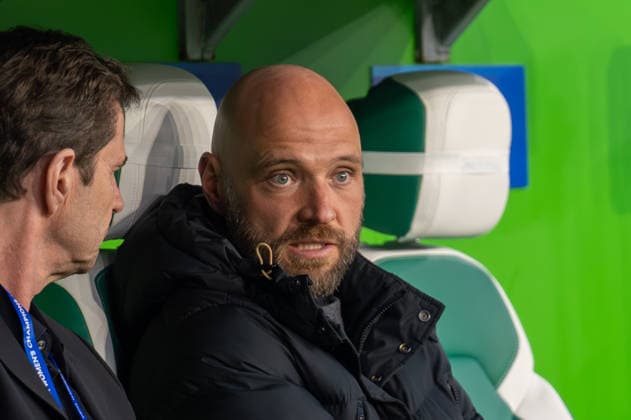 Germany, Football, UEFA, Womens Champions League, Quarterfinals, First leg 2025 2026 VfL Wolfsburg OL Lyonnes on 24 03 in Wolfsburg Volkswagen Arena Stephan Lerch VfL Wolfsburg Coach Copyright: xSvenxHeidmannx