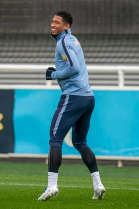 England Training & Media Jude Bellingham during the England training session at St. George s Park, Burton upon Trent, England on 24 March 2026 Credit: Alex Young Every Second Media Editorial use only. All images are copyright Every Second Media Limited. No images may be reproduced without prior permission. Copyright: xIMAGO EveryxSecondxMediax ESM-1876-0038 AlexxYoungx xEveryxSecondxMediax