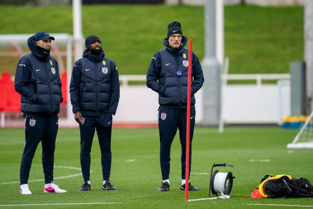 England Training & Media Thomas Tuchel during the England training session at St. George s Park, Burton upon Trent, England on 24 March 2026 Credit: Alex Young Every Second Media Editorial use only. All images are copyright Every Second Media Limited. No images may be reproduced without prior permission. Copyright: xIMAGO EveryxSecondxMediax ESM-1876-0042 AlexxYoungx xEveryxSecondxMediax
