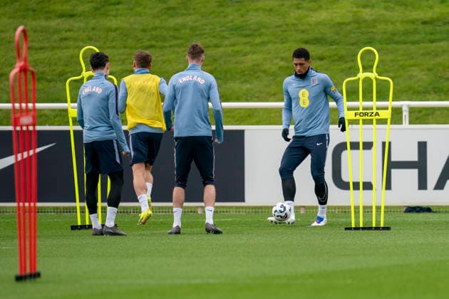 England Training & Media Jude Bellingham during the England training session at St. George s Park, Burton upon Trent, England on 24 March 2026 Credit: Alex Young Every Second Media Editorial use only. All images are copyright Every Second Media Limited. No images may be reproduced without prior permission. Copyright: xIMAGO EveryxSecondxMediax ESM-1876-0053 AlexxYoungx xEveryxSecondxMediax
