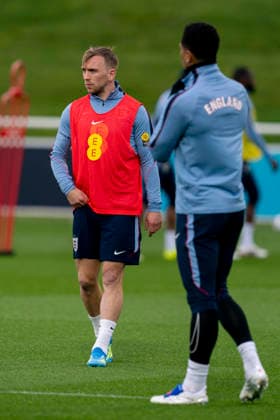 England Training & Media Jarrod Bowen during the England training session at St. George s Park, Burton upon Trent, England on 24 March 2026 Credit: Alex Young Every Second Media Editorial use only. All images are copyright Every Second Media Limited. No images may be reproduced without prior permission. Copyright: xIMAGO EveryxSecondxMediax ESM-1876-0059 AlexxYoungx xEveryxSecondxMediax