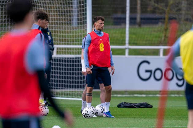 England Training & Media Ben White during the England training session at St. George s Park, Burton upon Trent, England on 24 March 2026 Credit: Alex Young Every Second Media Editorial use only. All images are copyright Every Second Media Limited. No images may be reproduced without prior permission. Copyright: xIMAGO EveryxSecondxMediax ESM-1876-0064 AlexxYoungx xEveryxSecondxMediax