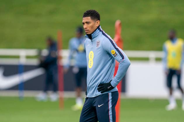 England Training & Media Jude Bellingham during the England training session at St. George s Park, Burton upon Trent, England on 24 March 2026 Credit: Alex Young Every Second Media Editorial use only. All images are copyright Every Second Media Limited. No images may be reproduced without prior permission. Copyright: xIMAGO EveryxSecondxMediax ESM-1876-0062 AlexxYoungx xEveryxSecondxMediax