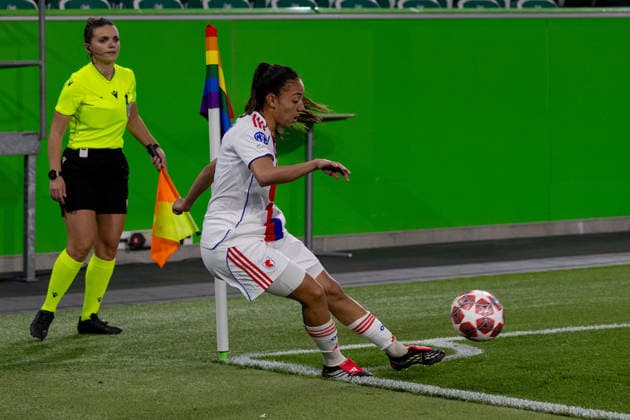 Germany Football UEFA Women™s Champions League 2025 2026, quarter-final VfL Wolfsburg vs OL Lyonnes Volkswagen Arena Wolfsburg Bacha Selma OL Lyonnes, 4 Copyright: xMichellexLukax