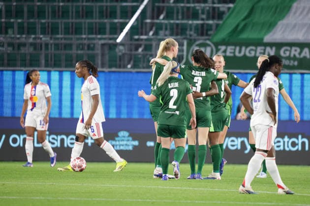 24 03 2026, xgrfx, Football UEFA Women s Champions League Quarterfinals , VfL Wolfsburg Olympique Lyon v l Goal,, Lineth Beerensteyn to 1 0 VfL Wolfsburg DFL DFB REGULATIONS PROHIBIT ANY USE OF PHOTOGRAPHS as IMAGE SEQUENCES and or QUASI VIDEO Wolfsburg