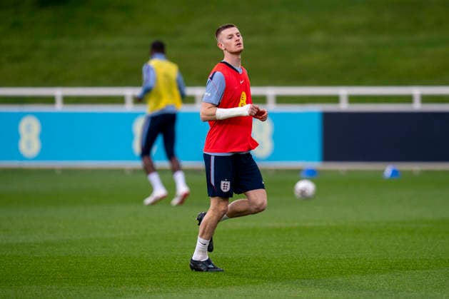 England Training & Media Adam Wharton during the England training session at St. George s Park, Burton upon Trent, England on 24 March 2026 Credit: Alex Young Every Second Media Editorial use only. All images are copyright Every Second Media Limited. No images may be reproduced without prior permission. Copyright: xIMAGO EveryxSecondxMediax ESM-1876-0069 AlexxYoungx xEveryxSecondxMediax