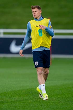 England Training & Media Harvey Barnes during the England training session at St. George s Park, Burton upon Trent, England on 24 March 2026 Credit: Alex Young Every Second Media Editorial use only. All images are copyright Every Second Media Limited. No images may be reproduced without prior permission. Copyright: xIMAGO EveryxSecondxMediax ESM-1876-0078 AlexxYoungx xEveryxSecondxMediax