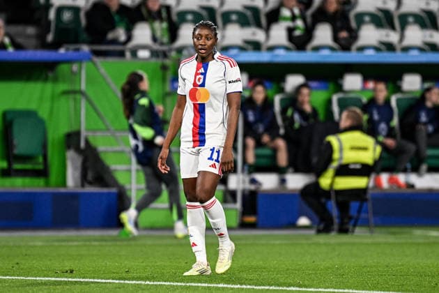 Soccer I Women I Season 2025 2026 I Champions League I Quarterfinals I VfL Wolfsburg OL Lyonnes I 24 03 2026 Kadidatou Diani 11, OL Lyonnes Crop, close-up, portrait, portrait, single photo, single image, body Wolfsburg Volkswagen Arena Niedersachsen Germany Copyright: xLobeca InesxHähnelx