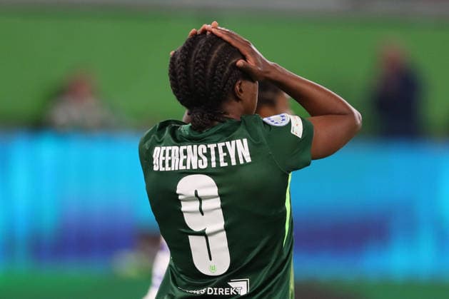 VfL vs Lyon, CL Women, Wolfsburg, 24 03 2026, Football, Women, VfL Wolfsburg vs Olympique Lyon, Champions League, Quarter-finals, Season 2025 2026, Lineth Beerensteyn VfL Wolfsburg AOK Stadion Niedersachsen Germany
