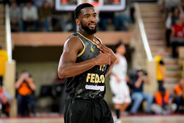 BASKET-BALL : AS Monaco VS Olimpia Milan - Turkish Airlines EuroLeague - 24 03 2026 Alpha Diallo (ASM) - Turkish Airlines EuroLeague match between AS Monaco and Olimpia Milan on March 24, 2026 at the Gaston-MÃ decin sports hall in Monaco MonacoMonaco  Copyright: xWilliamxCannarellax