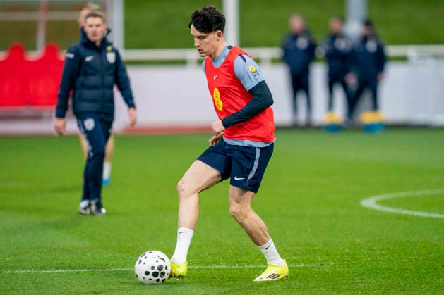 England Training & Media Tino Livramento during the England training session at St. George s Park, Burton upon Trent, England on 24 March 2026 Credit: Alex Young Every Second Media Editorial use only. All images are copyright Every Second Media Limited. No images may be reproduced without prior permission. Copyright: xIMAGO EveryxSecondxMediax ESM-1876-0101 AlexxYoungx xEveryxSecondxMediax