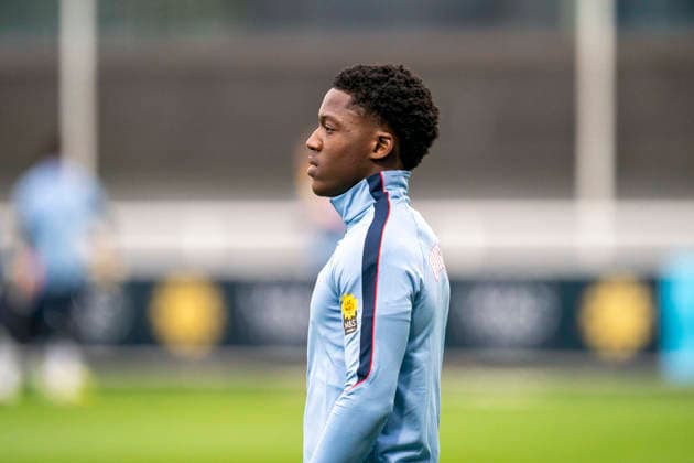 England Training & Media Kobbie Mainoo during the England training session at St. George s Park, Burton upon Trent, England on 24 March 2026 Credit: Alex Young Every Second Media Editorial use only. All images are copyright Every Second Media Limited. No images may be reproduced without prior permission. Copyright: xIMAGO EveryxSecondxMediax ESM-1876-0109 AlexxYoungx xEveryxSecondxMediax
