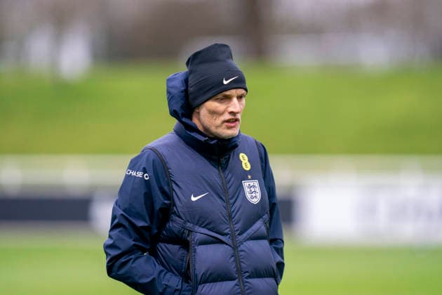 England Training & Media Thomas Tuchel during the England training session at St. George s Park, Burton upon Trent, England on 24 March 2026 Credit: Alex Young Every Second Media Editorial use only. All images are copyright Every Second Media Limited. No images may be reproduced without prior permission. Copyright: xIMAGO EveryxSecondxMediax ESM-1876-0111 AlexxYoungx xEveryxSecondxMediax