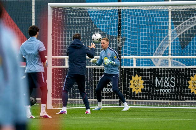 England Training & Media Jason Steele during the England training session at St. George s Park, Burton upon Trent, England on 24 March 2026 Credit: Alex Young Every Second Media Editorial use only. All images are copyright Every Second Media Limited. No images may be reproduced without prior permission. Copyright: xIMAGO EveryxSecondxMediax ESM-1876-0118 AlexxYoungx xEveryxSecondxMediax