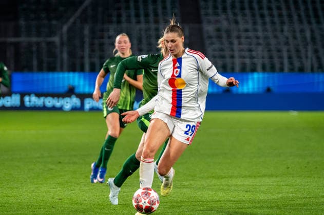 Germany, Football, UEFA, Womens Champions League, Quarterfinals, First leg 2025 2026 VfL Wolfsburg OL Lyonnes on 24 03 in Wolfsburg Volkswagen Arena Jule Brand OL Lyonnes 29 Copyright: xSvenxHeidmannx
