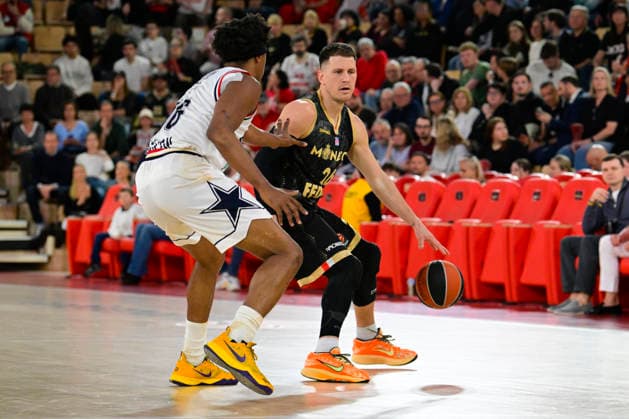 BASKET-BALL : AS Monaco VS Olimpia Milan - Turkish Airlines EuroLeague - 24 03 2026 Nemanja NedoviÄ‡ (ASM) - Turkish Airlines EuroLeague match between AS Monaco and Olimpia Milan on March 24, 2026 at the Gaston-MÃ decin sports hall in Monaco MonacoMonaco  Copyright: xWilliamxCannarellax