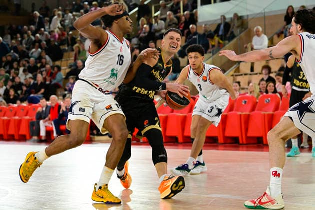 BASKET-BALL : AS Monaco VS Olimpia Milan - Turkish Airlines EuroLeague - 24 03 2026 Nemanja NedoviÄ‡ (ASM) - Turkish Airlines EuroLeague match between AS Monaco and Olimpia Milan on March 24, 2026 at the Gaston-MÃ decin sports hall in Monaco MonacoMonaco  Copyright: xWilliamxCannarellax