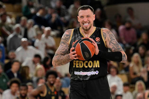 BASKET-BALL : AS Monaco VS Olimpia Milan - Turkish Airlines EuroLeague - 24 03 2026 Daniel Theis (ASM) - Turkish Airlines EuroLeague match between AS Monaco and Olimpia Milan on March 24, 2026 at the Gaston-MÃ decin sports hall in Monaco MonacoMonaco  Copyright: xWilliamxCannarellax