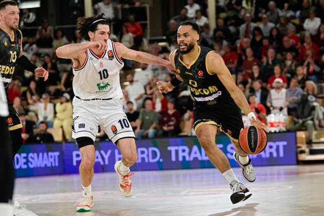 BASKET-BALL : AS Monaco VS Olimpia Milan - Turkish Airlines EuroLeague - 24 03 2026 Elie Okobo (ASM) - Turkish Airlines EuroLeague match between AS Monaco and Olimpia Milan on March 24, 2026 at the Gaston-MÃ decin sports hall in Monaco MonacoMonaco  Copyright: xWilliamxCannarellax