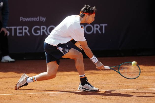 NAPOLI 24-03-2026 ATP, Tennis Herren CHALLENGER 125 -GUERRI NAPOLI TENNIS CUP 2026 Encounter Francesco Forti - Vit Kopriva in photo:Francesco Forti ,Tennis Club Napoli. Copyright: xFOTOAGENZIAx