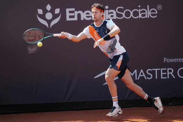 NAPOLI 24-03-2026 ATP, Tennis Herren CHALLENGER 125 -GUERRI NAPOLI TENNIS CUP 2026 Encounter Francesco Forti - Vit Kopriva in photo:Francesco Forti ,Tennis Club Napoli. Copyright: xFOTOAGENZIAx