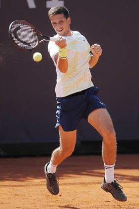 NAPOLI 24-03-2026 ATP, Tennis Herren CHALLENGER 125 -GUERRI NAPOLI TENNIS CUP 2026 Encounter Francesco Forti - Vit Kopriva in photo: Vit Kopriva ,Tennis Club Napoli. Copyright: xFOTOAGENZIAx