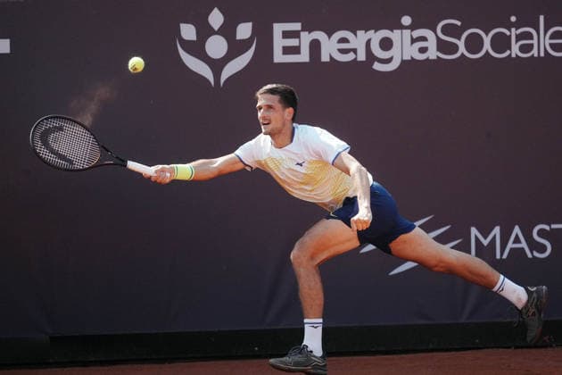 NAPOLI 24-03-2026 ATP, Tennis Herren CHALLENGER 125 -GUERRI NAPOLI TENNIS CUP 2026 Encounter Francesco Forti - Vit Kopriva in photo: Vit Kopriva ,Tennis Club Napoli. Copyright: xFOTOAGENZIAx