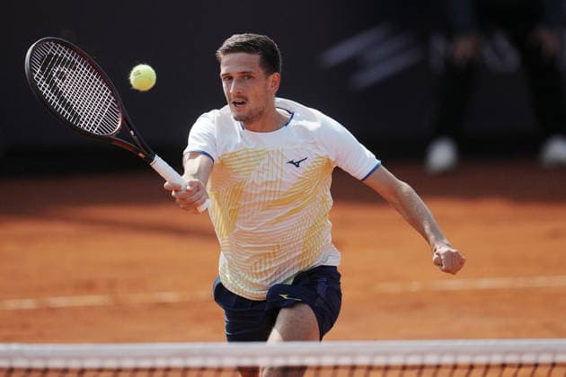 NAPOLI 24-03-2026 ATP, Tennis Herren CHALLENGER 125 -GUERRI NAPOLI TENNIS CUP 2026 Encounter Francesco Forti - Vit Kopriva in photo: Vit Kopriva ,Tennis Club Napoli. Copyright: xFOTOAGENZIAx