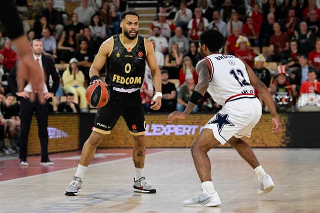 BASKET-BALL : AS Monaco VS Olimpia Milan - Turkish Airlines EuroLeague - 24 03 2026 Elie Okobo (ASM) - Turkish Airlines EuroLeague match between AS Monaco and Olimpia Milan on March 24, 2026 at the Gaston-MÃ decin sports hall in Monaco MonacoMonaco  Copyright: xWilliamxCannarellax