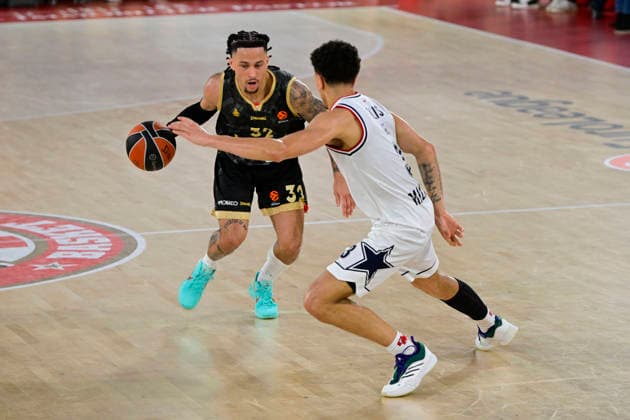 BASKET-BALL : AS Monaco VS Olimpia Milan - Turkish Airlines EuroLeague - 24 03 2026 Matthew Strazel (ASM) - Turkish Airlines EuroLeague match between AS Monaco and Olimpia Milan on March 24, 2026 at the Gaston-MÃ decin sports hall in Monaco MonacoMonaco  Copyright: xWilliamxCannarellax