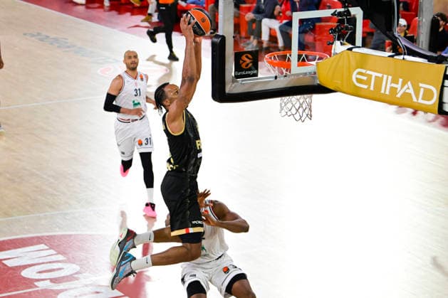 BASKET-BALL : AS Monaco VS Olimpia Milan - Turkish Airlines EuroLeague - 24 03 2026 Jaron Blossomgame (ASM) - Turkish Airlines EuroLeague match between AS Monaco and Olimpia Milan on March 24, 2026 at the Gaston-MÃ decin sports hall in Monaco MonacoMonaco  Copyright: xWilliamxCannarellax