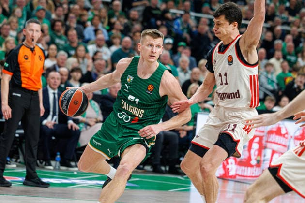 Zalgiris Kaunas and Bayern Munich meet in Euroleague game in Kaunas Kaunas Kaunas Lithuania 2026 03 24, Kaunas  Copyright: xErikasxOvcarenkox