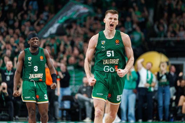 Zalgiris Kaunas and Bayern Munich meet in Euroleague game in Kaunas Kaunas Kaunas Lithuania 2026 03 24, Kaunas  Copyright: xErikasxOvcarenkox