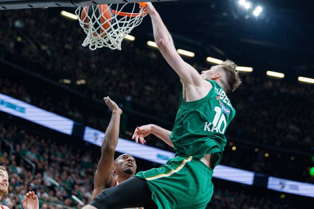 Zalgiris Kaunas and Bayern Munich meet in Euroleague game in Kaunas Kaunas Kaunas Lithuania 2026 03 24, Kaunas  Copyright: xErikasxOvcarenkox