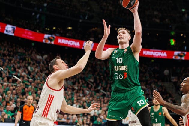 Zalgiris Kaunas and Bayern Munich meet in Euroleague game in Kaunas Kaunas Kaunas Lithuania 2026 03 24, Kaunas  Copyright: xErikasxOvcarenkox