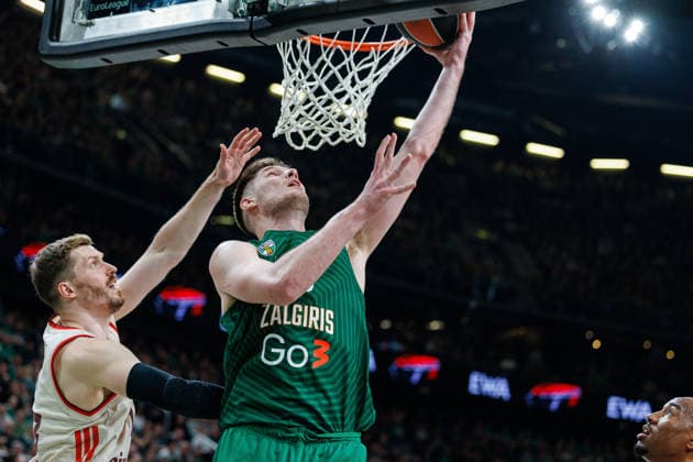 Zalgiris Kaunas and Bayern Munich meet in Euroleague game in Kaunas Kaunas Kaunas Lithuania 2026 03 24, Kaunas  Copyright: xErikasxOvcarenkox