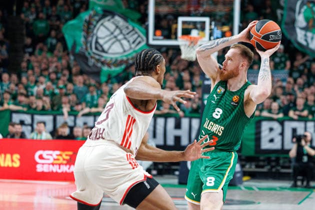 Zalgiris Kaunas and Bayern Munich meet in Euroleague game in Kaunas Kaunas Kaunas Lithuania 2026 03 24, Kaunas  Copyright: xErikasxOvcarenkox