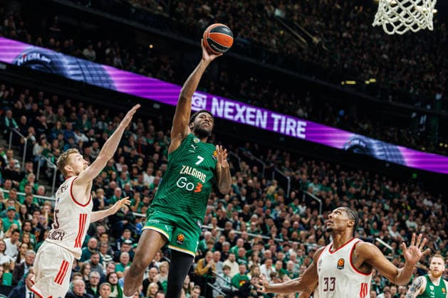 Zalgiris Kaunas and Bayern Munich meet in Euroleague game in Kaunas Kaunas Kaunas Lithuania 2026 03 24, Kaunas  Copyright: xErikasxOvcarenkox