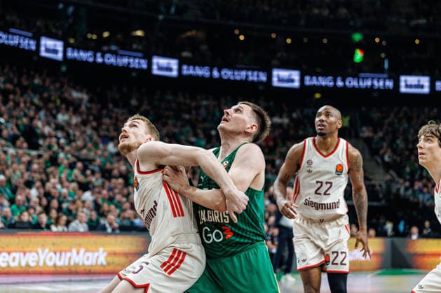 Zalgiris Kaunas and Bayern Munich meet in Euroleague game in Kaunas Kaunas Kaunas Lithuania 2026 03 24, Kaunas  Copyright: xErikasxOvcarenkox