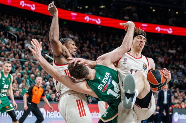 Zalgiris Kaunas and Bayern Munich meet in Euroleague game in Kaunas Kaunas Kaunas Lithuania 2026 03 24, Kaunas  Copyright: xErikasxOvcarenkox