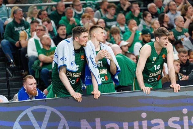 Zalgiris Kaunas and Bayern Munich meet in Euroleague game in Kaunas Kaunas Kaunas Lithuania 2026 03 24, Kaunas  Copyright: xErikasxOvcarenkox