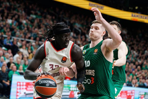 Zalgiris Kaunas and Bayern Munich meet in Euroleague game in Kaunas Kaunas Kaunas Lithuania 2026 03 24, Kaunas  Copyright: xErikasxOvcarenkox