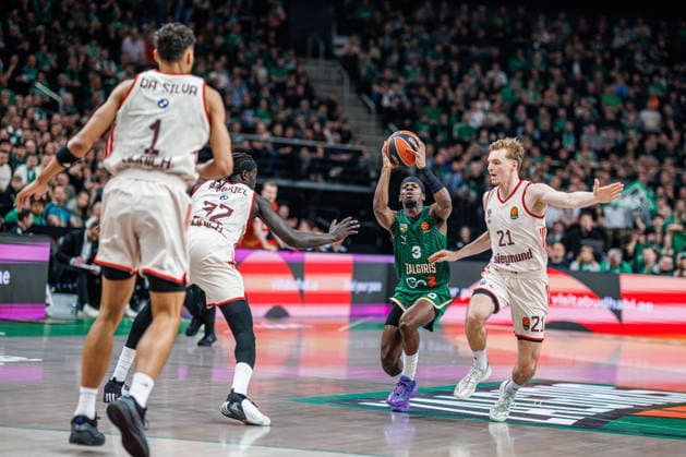 Zalgiris Kaunas and Bayern Munich meet in Euroleague game in Kaunas Kaunas Kaunas Lithuania 2026 03 24, Kaunas  Copyright: xErikasxOvcarenkox