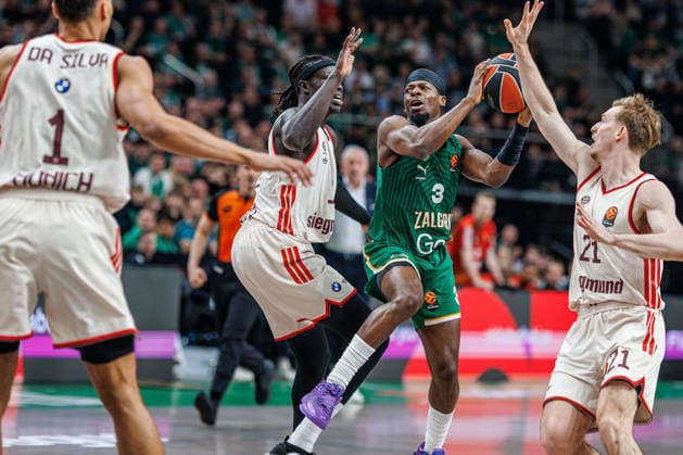 Zalgiris Kaunas and Bayern Munich meet in Euroleague game in Kaunas Kaunas Kaunas Lithuania 2026 03 24, Kaunas  Copyright: xErikasxOvcarenkox