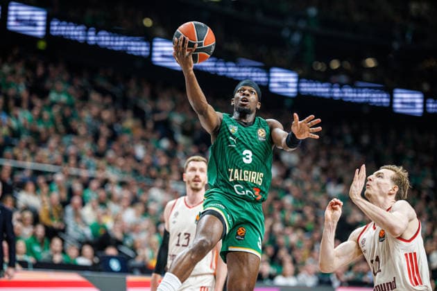 Zalgiris Kaunas and Bayern Munich meet in Euroleague game in Kaunas Kaunas Kaunas Lithuania 2026 03 24, Kaunas  Copyright: xErikasxOvcarenkox
