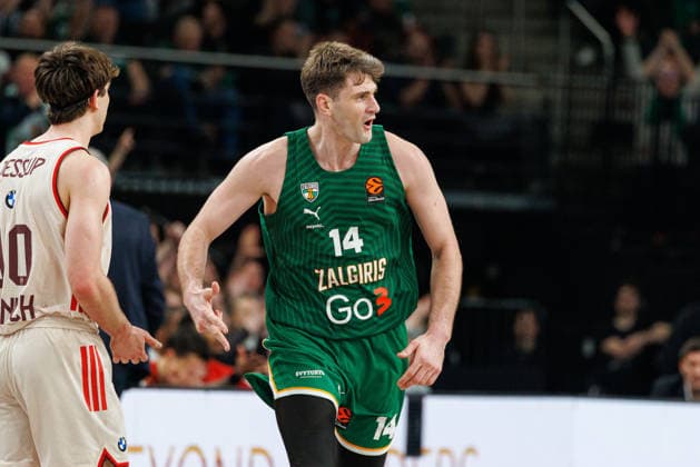Zalgiris Kaunas and Bayern Munich meet in Euroleague game in Kaunas Kaunas Kaunas Lithuania 2026 03 24, Kaunas  Copyright: xErikasxOvcarenkox