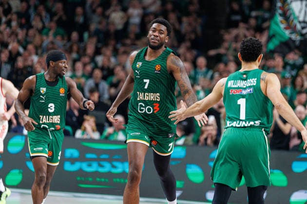 Zalgiris Kaunas and Bayern Munich meet in Euroleague game in Kaunas Kaunas Kaunas Lithuania 2026 03 24, Kaunas  Copyright: xErikasxOvcarenkox