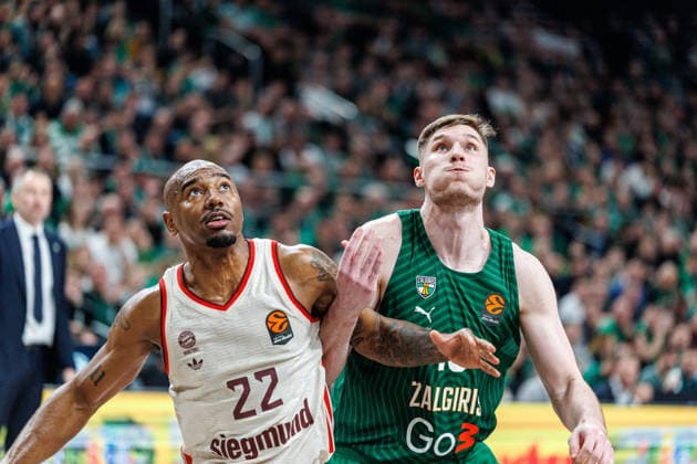 Zalgiris Kaunas and Bayern Munich meet in Euroleague game in Kaunas Kaunas Kaunas Lithuania 2026 03 24, Kaunas  Copyright: xErikasxOvcarenkox